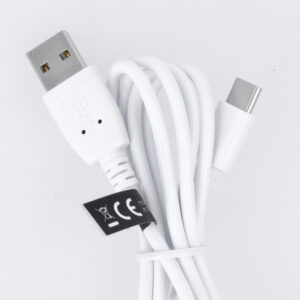 Maxlife laidas USB - USB-C 1,0 m 3A baltas - Image 3
