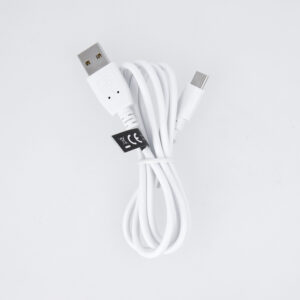 Maxlife laidas USB - USB-C 1,0 m 3A baltas - Image 2