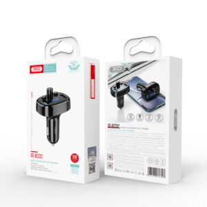 XO FM siųstuvas BCC02 Bluetooth MP3 automobilinis įkroviklis 15W juodas - Image 3