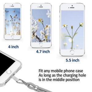 Universalus kaklo dirželis telefonams, raudonas - Image 7