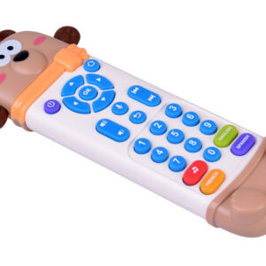 Interaktyvus nuotolinio valdymo pultas – 2-in-1 TEDDY BEAR kramtukas vaikams + juokingi garsai ZA6017 - Image 2
