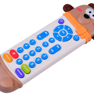 Interaktyvus nuotolinio valdymo pultas – 2-in-1 TEDDY BEAR kramtukas vaikams + juokingi garsai ZA6017 - Image 6