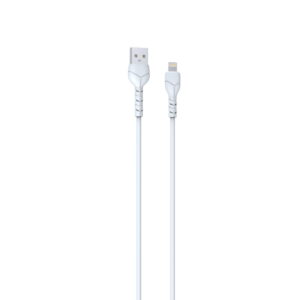 Devia kabelis Kintone V2 EC406 USB - Lightning 1,0 m 2,1A baltas rinkinys 30 vnt. - Image 2