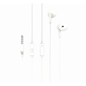 XO laidinės ausinės EP39 jack 3,5mm baltos