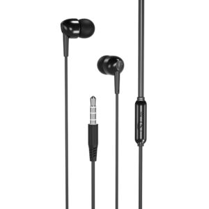 XO laidinės ausinės EP37 jack 3,5mm juodos