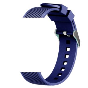Devia apyrankė Deluxe Sport, skirta Samsung Galaxy Watch 42 mm / Watch 3 41mm / Watch 4 40 ir 44 mm / Watch 5 40 ir 44 mm / Watch 6 40 ir 44 mm (20mm), tamsiai mėlyna