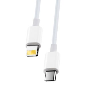 Maxlife MXUC-05 laidas USB-C - Lightning 1,0 m 20W baltas - Image 4