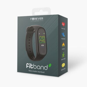 Išmanioji apyrankė Forever Fitband SB-50, juoda - Image 4