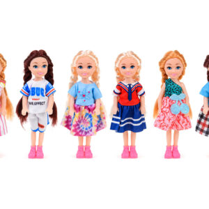 Mini LALECZKI do domku Zestaw 6 laleczek mała lalka księżniczki 14cm ZA6176 - Image 2