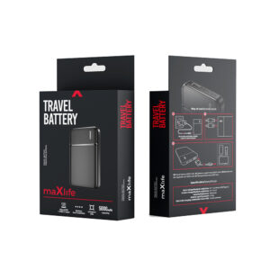 Maxlife išorinė baterija MXPB-01 5000 mAh juoda - Image 11