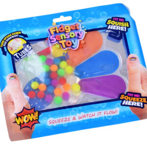 Sensorinis žaislas „Fidget“ povas su spalvotais rutuliukais spaudymui ZA6552 - Image 7