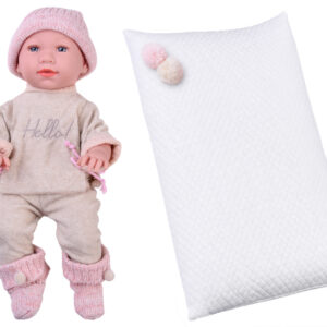 LĖLĖ KŪDIKIS 48 cm interaktyvi, verkia, čiauška, kvepianti + antklodė ZA6577 - Image 7