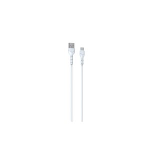 Devia laidas Kintone V2 EC305 USB - USB-C 1,0 m 2,1A baltas rinkinys 30 vnt. - Image 2