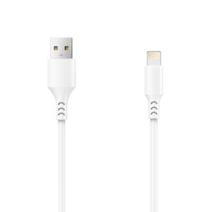 Setty laidas USB - Lightning 3,0 m 2A baltas NAUJAS