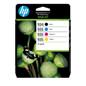 HP 934 Black/935 Cyan/Magenta/Yellow 4-pack Original Ink Cartridges - Image 1