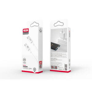 XO laidas NB-Q190B PD USB-C - USB-C 2,0m 60W baltas - Image 4