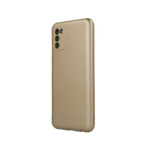 Metalinio korpuso dėklas Samsung Galaxy A25 5G (global) auksinės spalvos