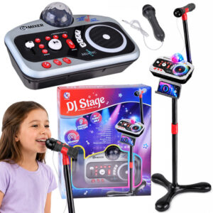 DJ maišymo pultas vaikams su mikrofonu, karaokė, Bluetooth IN0196