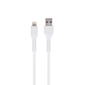 Maxlife MXUC-04 laidas USB - Lightning 1,0 m 3A baltas - Image 2