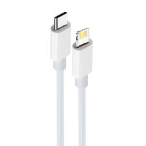 Maxlife MXUC-05 laidas USB-C - Lightning 2,0 m 20W baltas