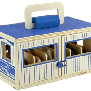 Medinis arklidės pastatas + 6 arklių figūrėlės FARMA Breyer Horses ZA6720 - Image 6