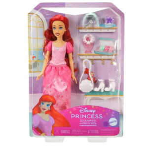 Mattel Disney Princess Ariel undinėlės lėlė + priedai ZA6723 - Image 7