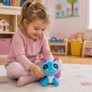 Hasbro Littlest Pet Shop mėlynas DRUGELIS talismanas 16cm ZA6725 - Image 2