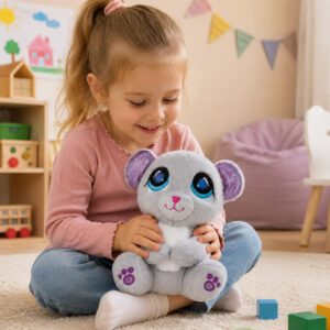 Hasbro Littlest Pet Shop pilkas talismanas PELĖ 16cm ZA6725 - Image 4