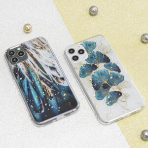 „Gold Glam“ dėklas, skirtas Xiaomi Redmi 13C 4G / 13C 5G / Poco C65, plunksnos - Image 9