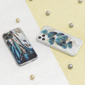 Gold Glam dėklas Samsung Galaxy A15 4G / A15 5G plunksnos - Image 11