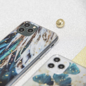 Gold Glam dėklas Samsung Galaxy A15 4G / A15 5G plunksnos - Image 8