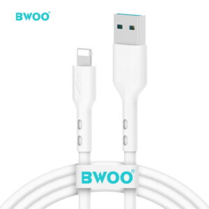 BWOO USB - Lightning laidas 1m 3A baltas X172L