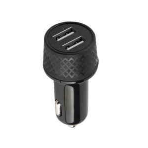Forever automobilinis įkroviklis 1xUSB 2,4A + 1xUSB QC 3.0 LA-03 juodas