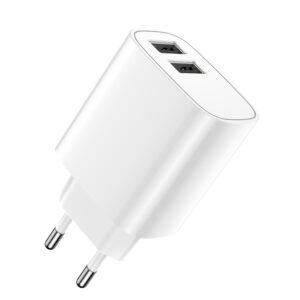 Forever sieninis įkroviklis 2xUSB 2,4A LS-03 baltas