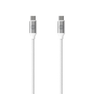 Forever USB-C – USB-C laidas 1,2 m 3A 20W WHP12320 baltas