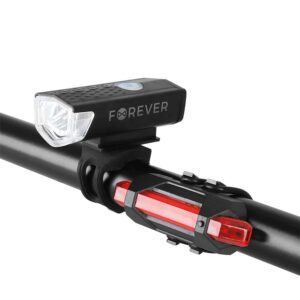 Dviračio žibintų komplektas Basic BLG-100 Forever Outdoor