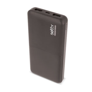 Setty išorinė baterija 10000 mAh SPB-10 juoda