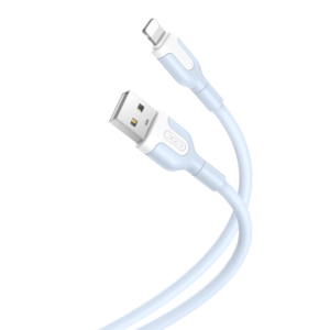 XO kabelis NB212 USB - Lightning 1,0 m 2,1A mėlynas