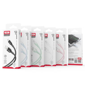 XO kabelis NB212 USB - microUSB 1,0 m 2,1A mėlynas - Image 2