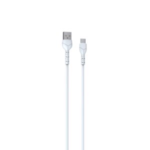 Devia laidas Kintone EC145 USB - USB-C 1,0 m 2,1A baltas - Image 2