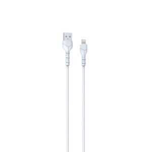 Devia laidas Kintone EC143 USB - Lightning 1,0 m 2,1A baltas - Image 2