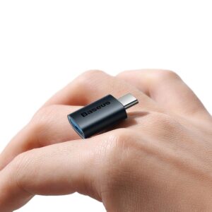Baseus adapteris Ingenuity USB-C į USB-A 3.1 mėlynas OTG - Image 4