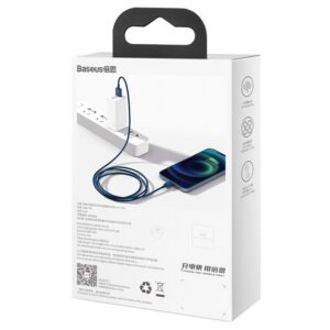 Baseus laidas Superior USB - Lightning 1,0 m 2,4A mėlynas - Image 6
