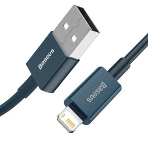 Baseus laidas Superior USB - Lightning 1,0 m 2,4A mėlynas - Image 2