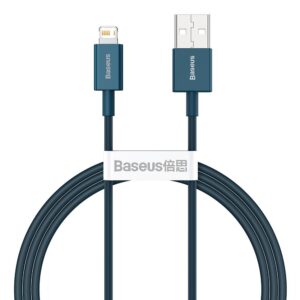 Baseus laidas Superior USB - Lightning 1,0 m 2,4A mėlynas
