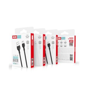 XO kabelis NB200 USB - Lightning 2,0m 2.1A baltas - Image 2