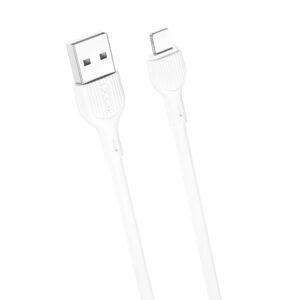 XO kabelis NB200 USB - Lightning 2,0m 2.1A baltas