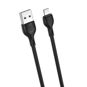XO kabelis NB200 USB - Lightning 2,0m 2.1A juodas