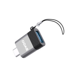 BWOO Adapteris USB - USB-C pilkas OTG BZ-35 - Image 2