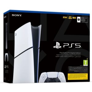 Sony PlayStation 5 Digital Slim e-chassis 825 GB Juoda, Balta - Image 2